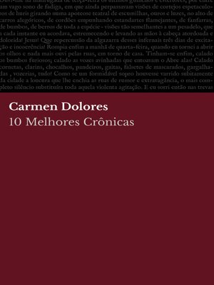 cover image of 10 Melhores Crônicas--Carmen Dolores